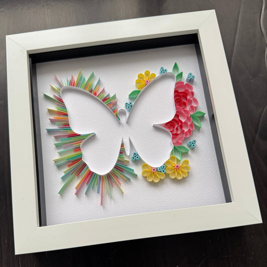 Where Colour Found Wings - Butterfly Quilling Paper Art