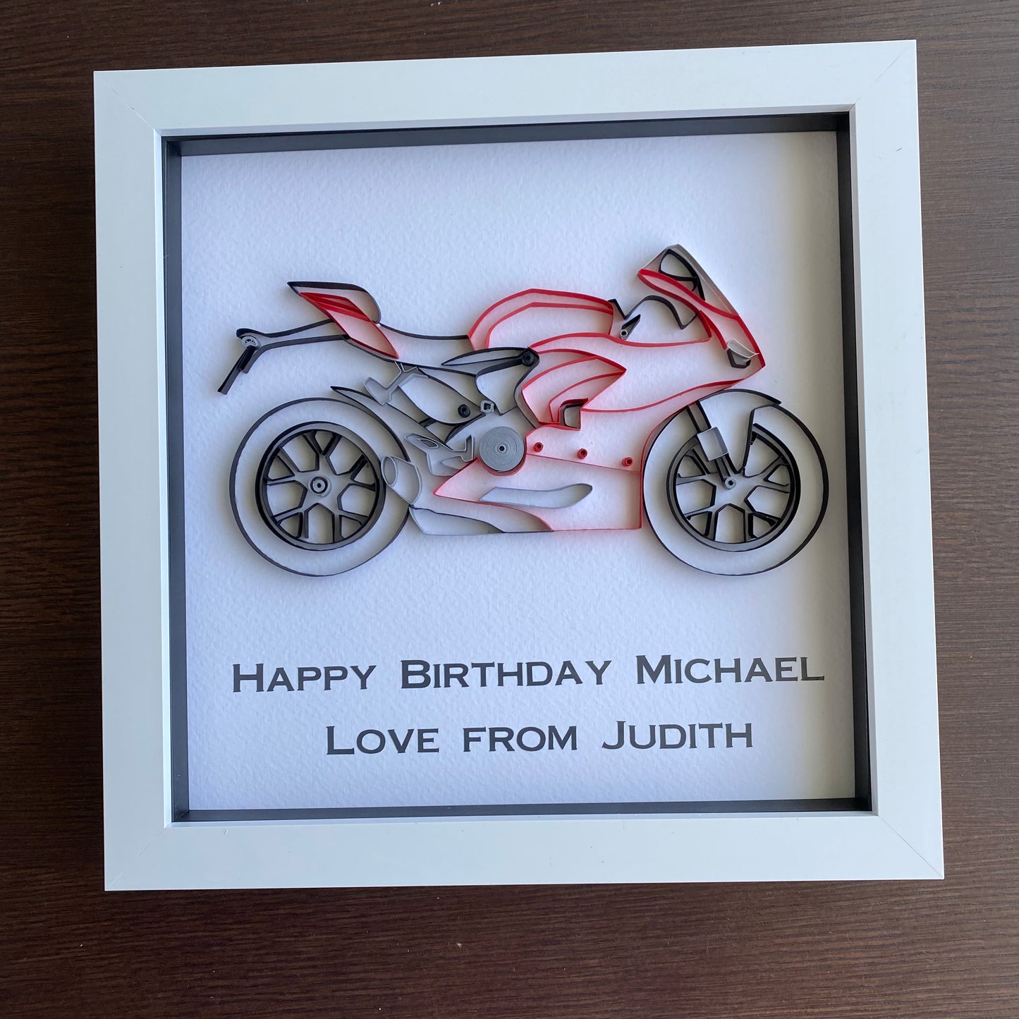 Quilled Motorbike