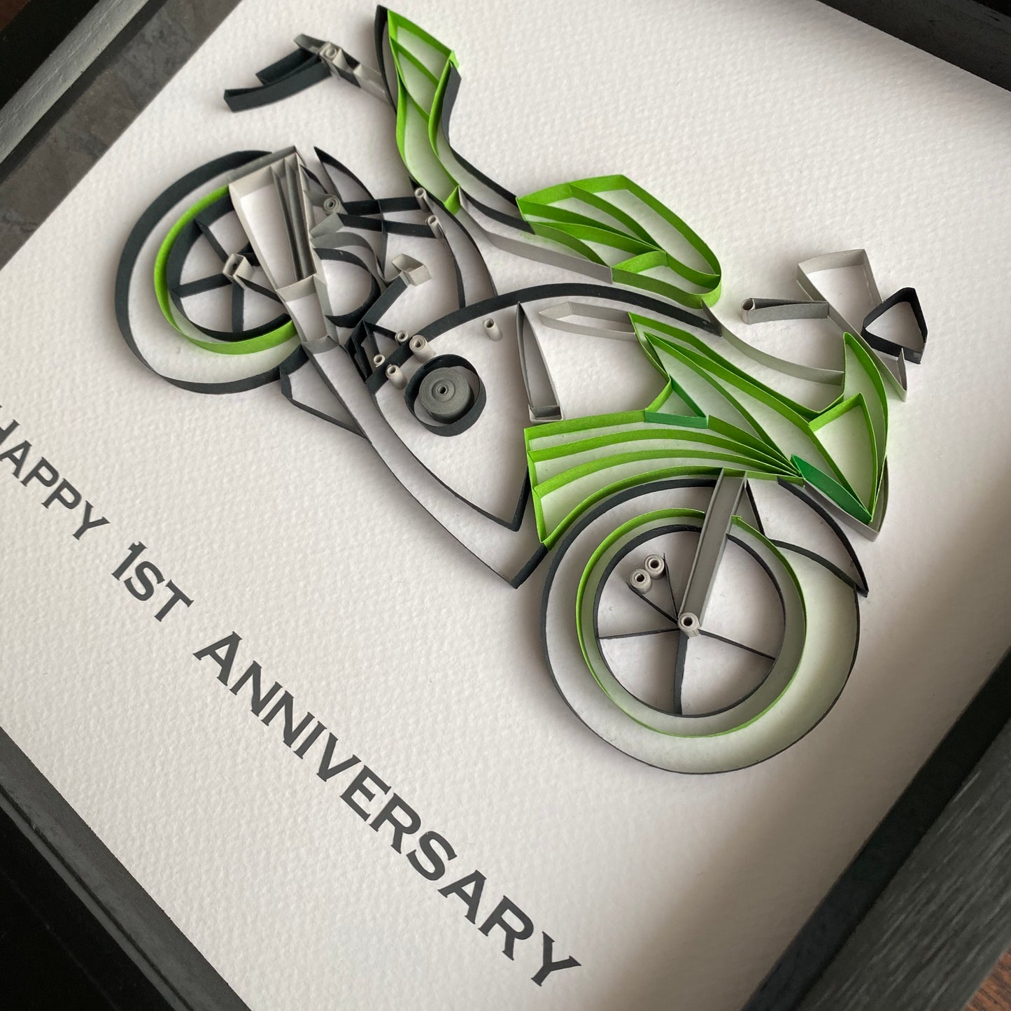 Quilled Motorbike