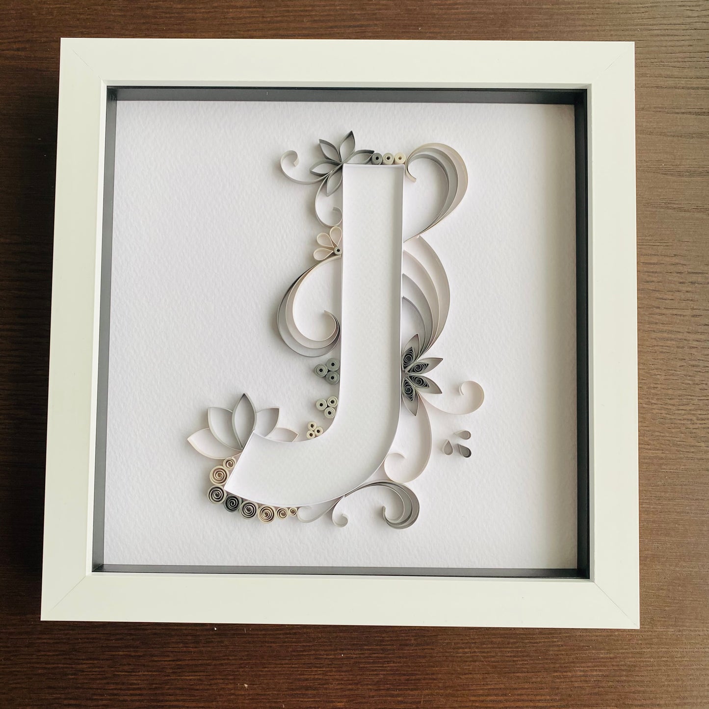 Coloured Quilled Letter
