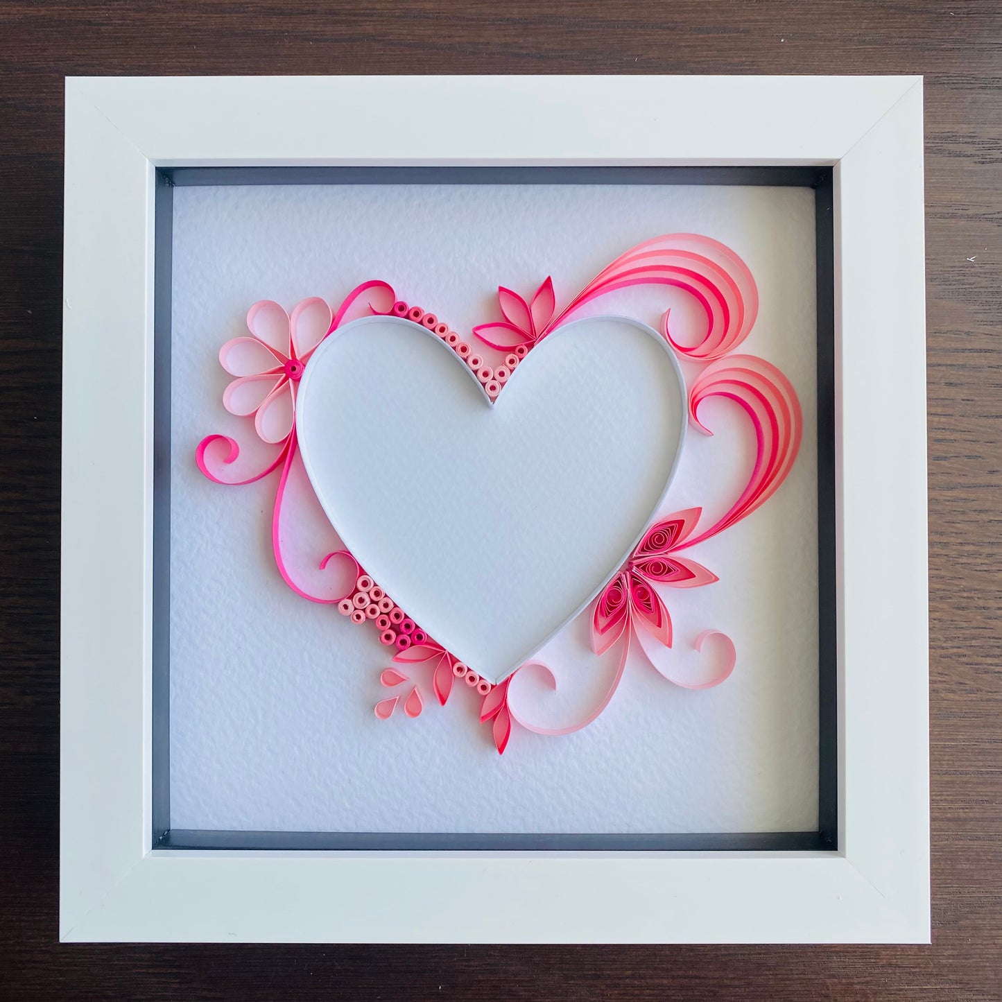 Coloured Edged Heart