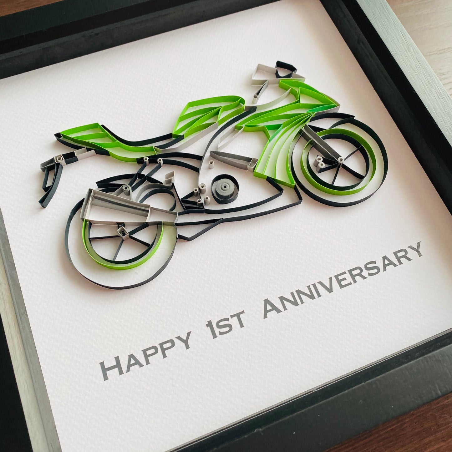 Quilled Motorbike