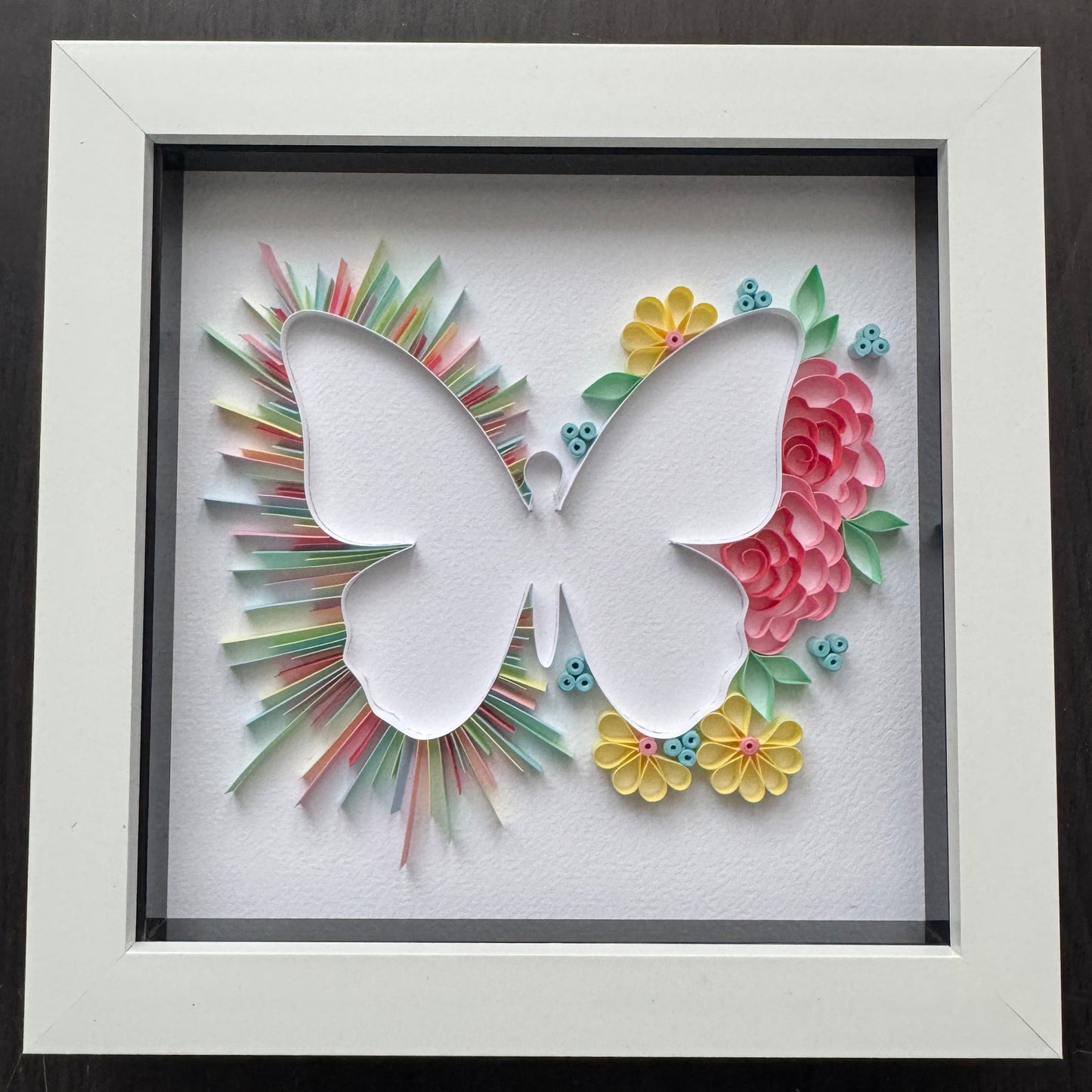 Where  Colour Found Wings - Butterfly Quilling Paper Art