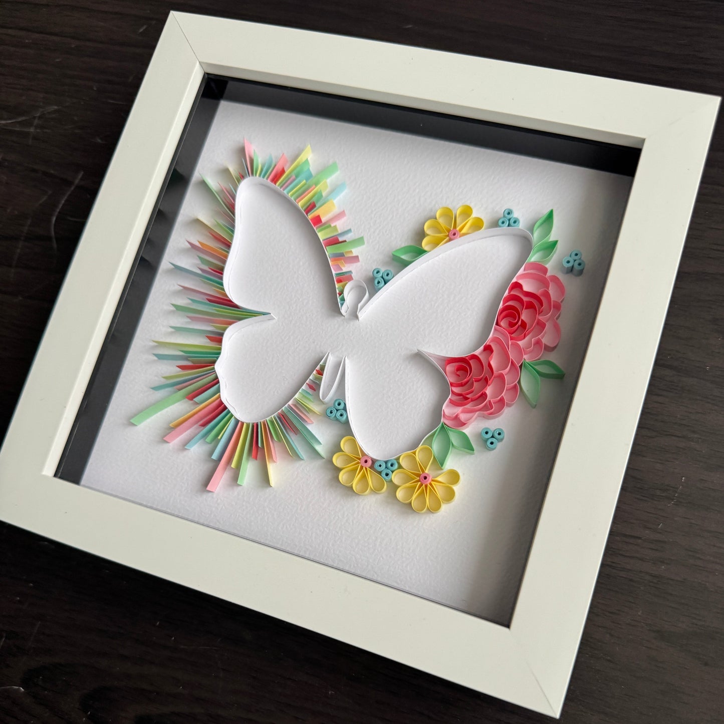 Where  Colour Found Wings - Butterfly Quilling Paper Art