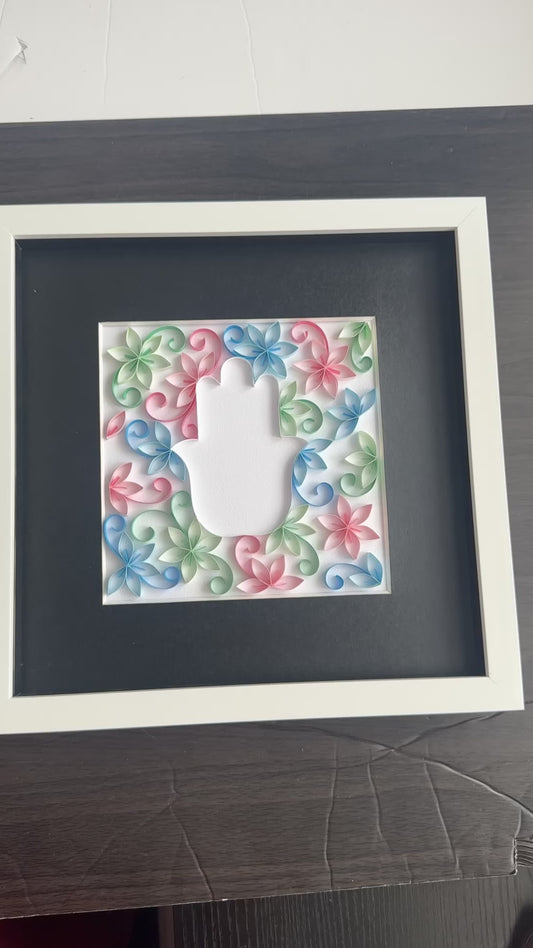 Floral Hamsa Hand