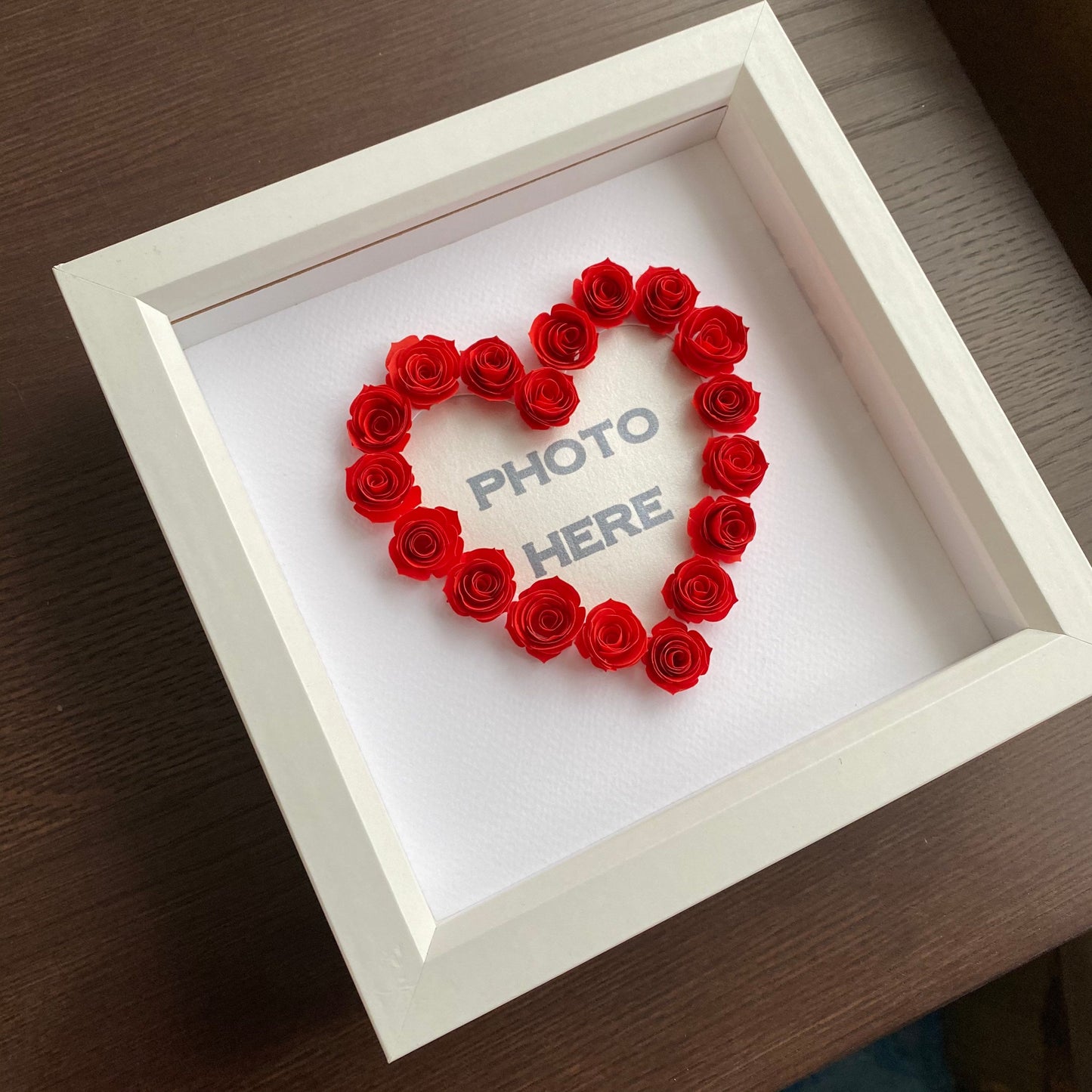 Rose Heart photo frame