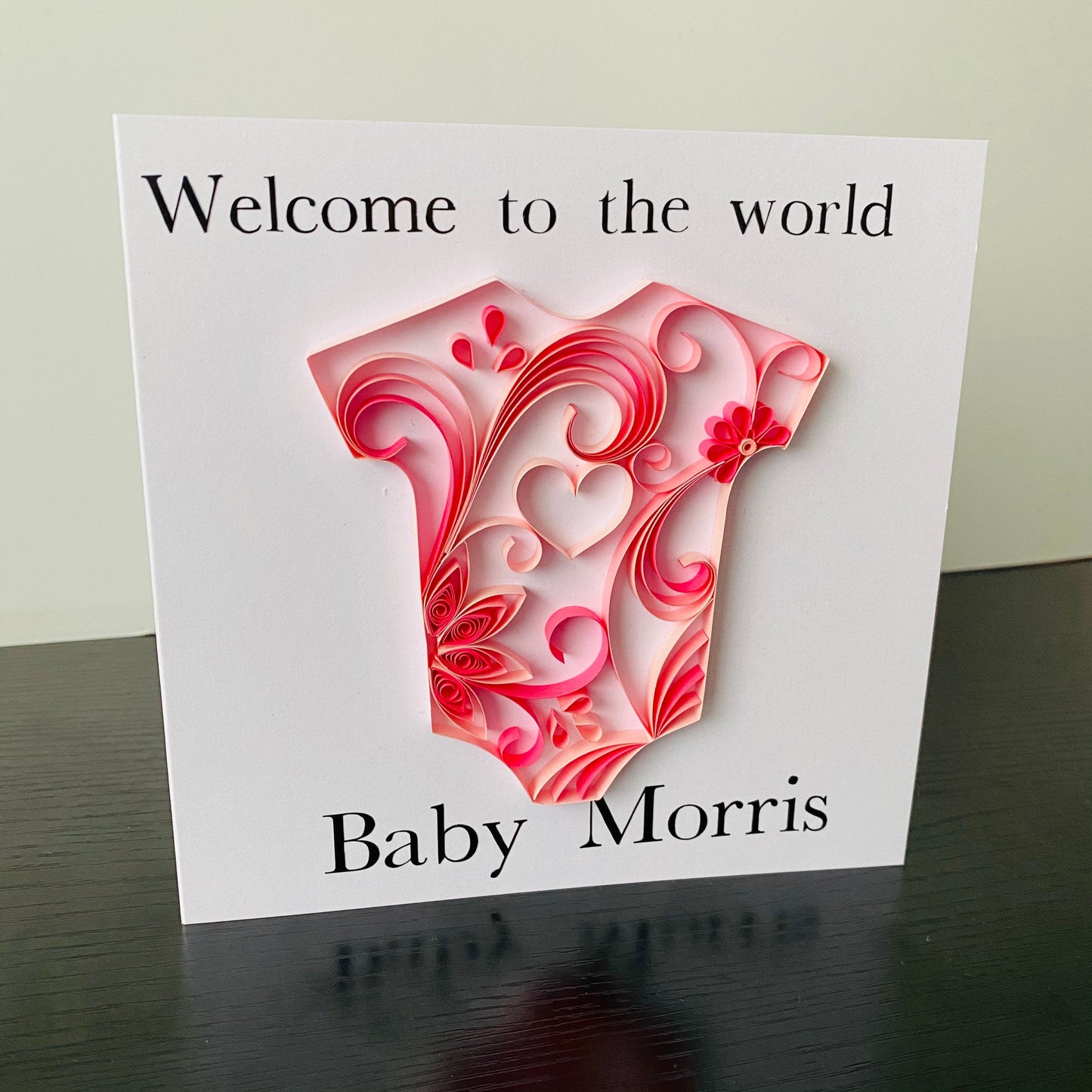 Personalised New Baby Card