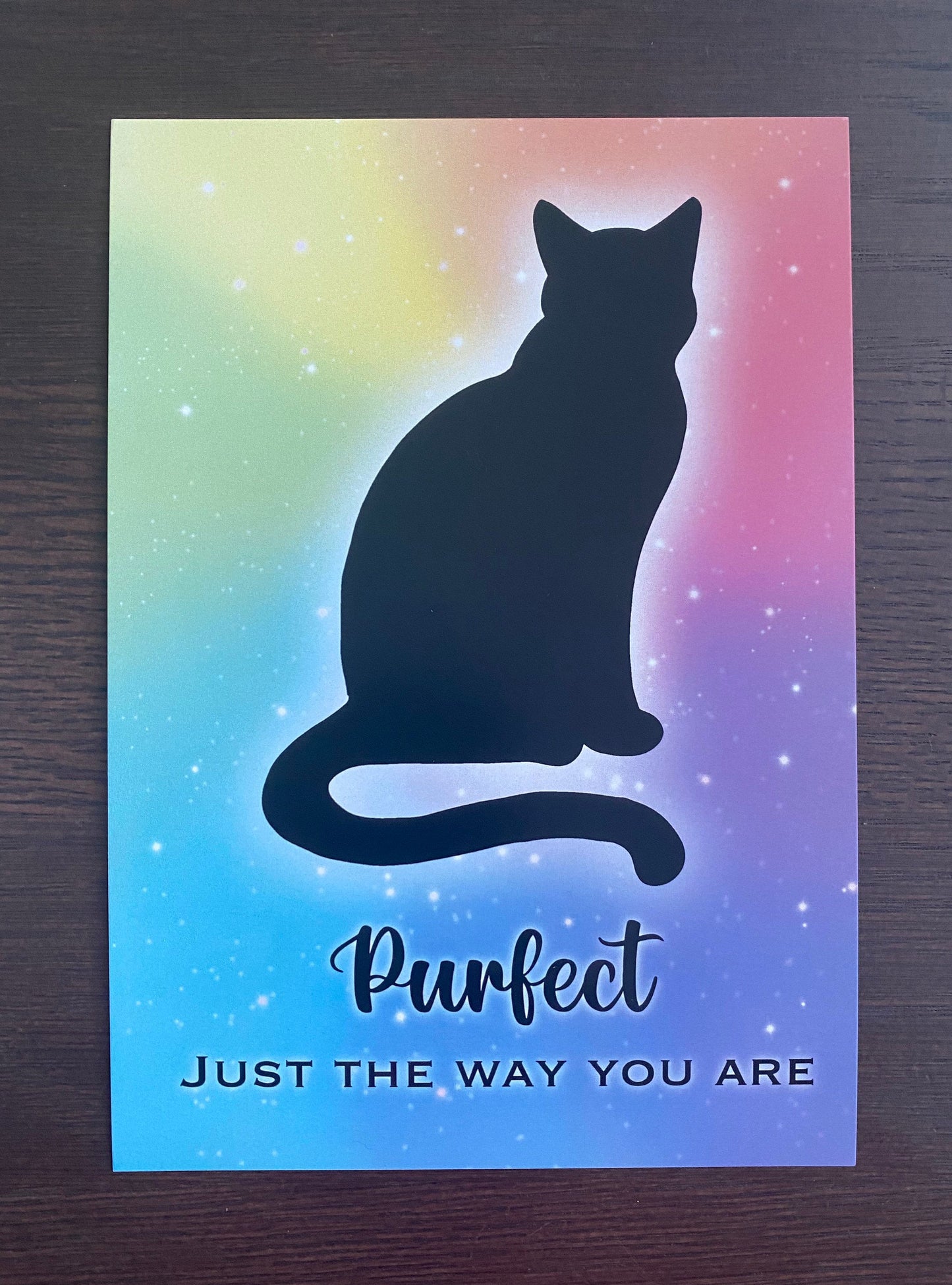 Purfect just the way you are  A5/A4 Print