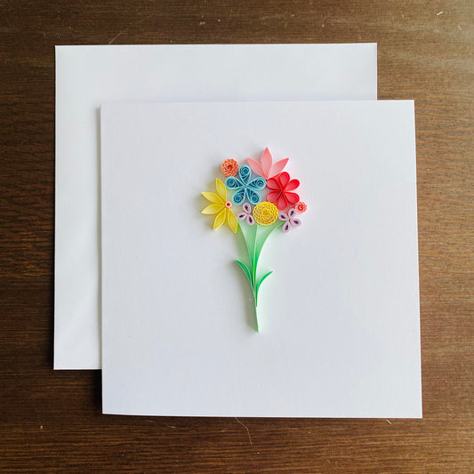 Flower Bouquet Card