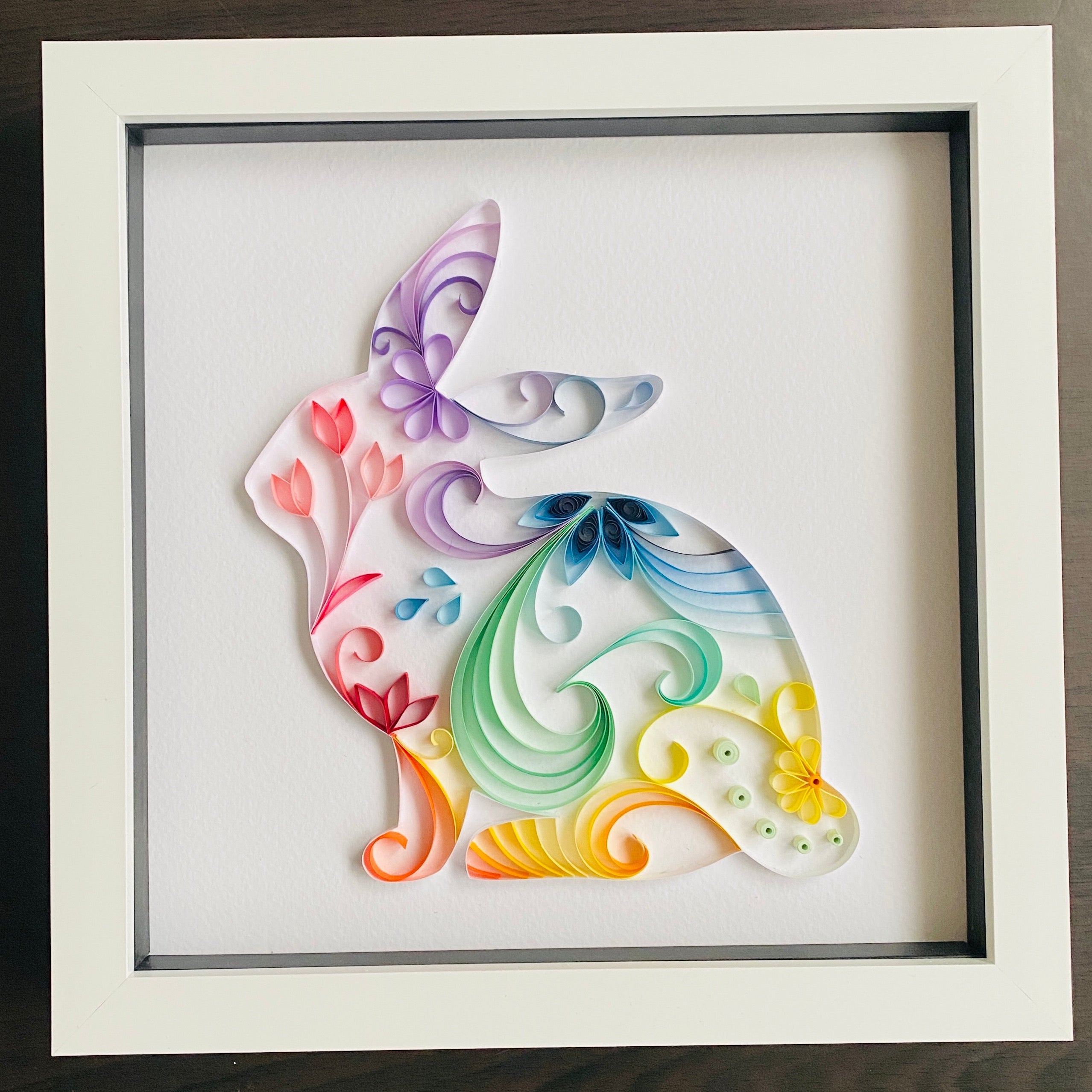 Paper Quill Rabbit Quilled Rabbit – Paper Petal Craft