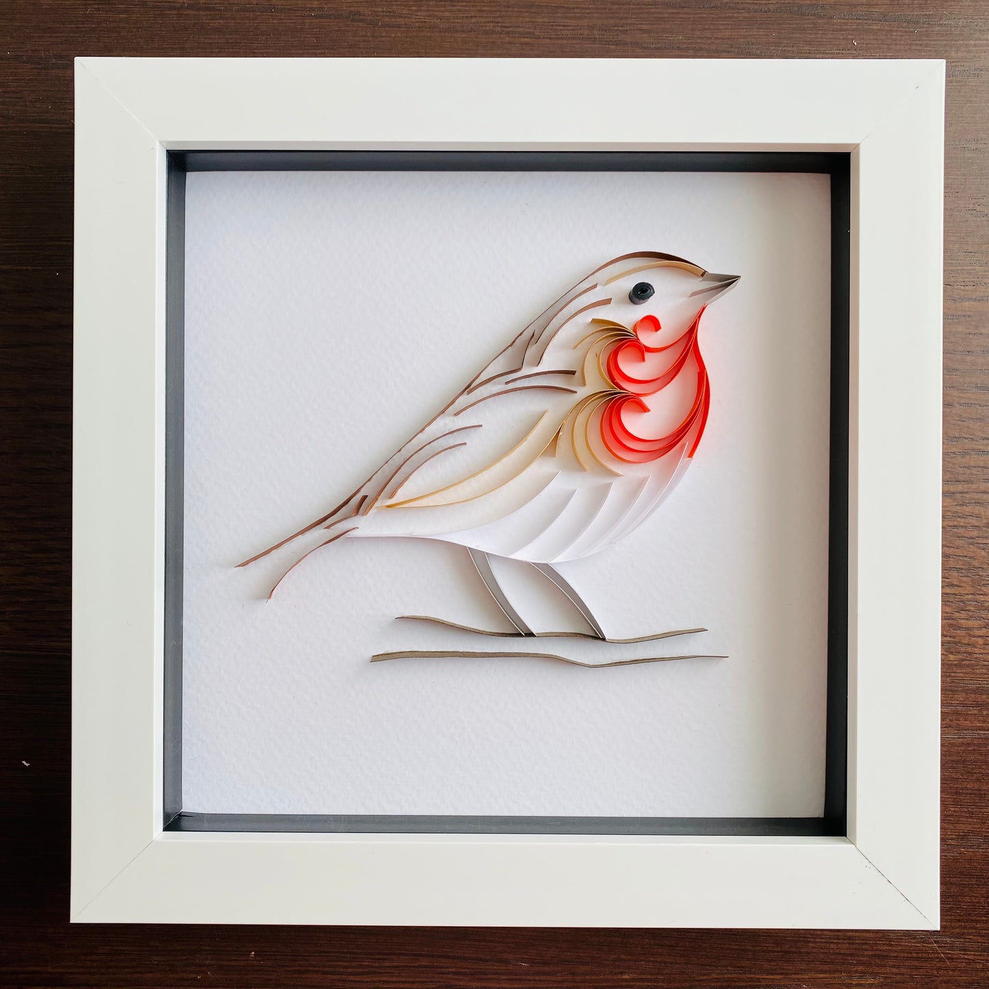 Quilled Robin