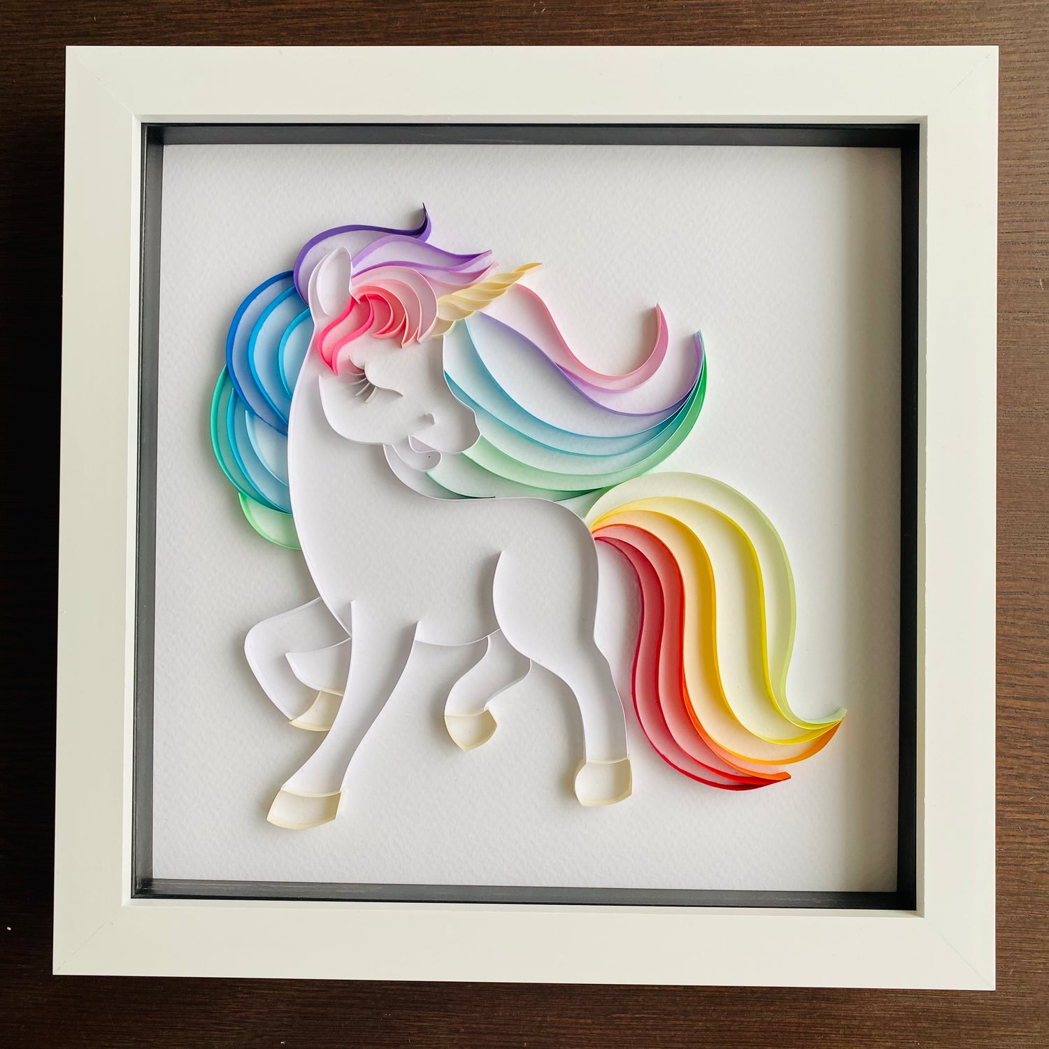 Rainbow Unicorn – Paper Petal Craft