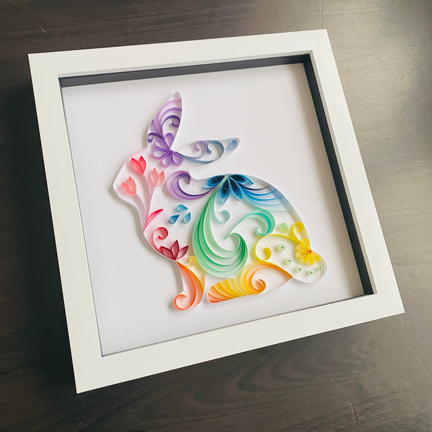 Paper Quill Rabbit Quilled Rabbit – Paper Petal Craft